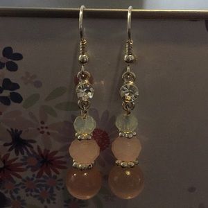 Pink Fashion drop Earrings